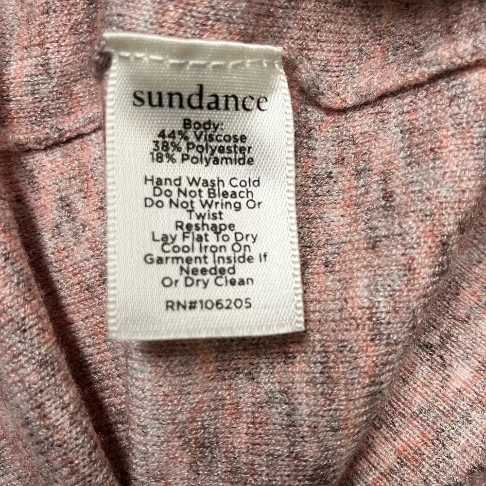 Sundance Sweater Sz M Gracie Isle Cowl Neck Pink Oversized Cozy Cottagecore - Picture 7 of 9